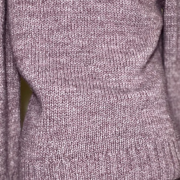 Loft faux wrap sweater in dusty purple lilac - Picture 6 of 12
